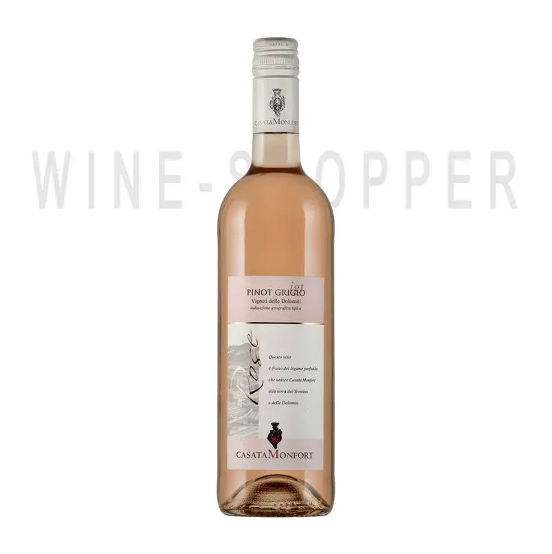 Вино Casata Monfort Pinot Grigio Rose Trentino IGT 2019 0.75 л