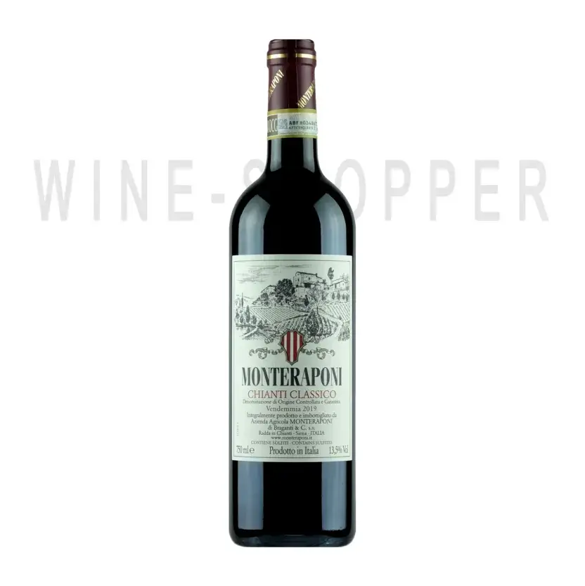Вино Monteraponi Chianti Classico DOCG 2019 0.75 л
