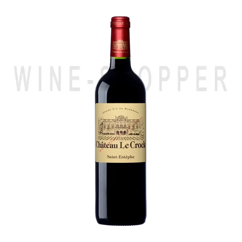 Вино Chateau Le Crock Saint-Estephe AOC Cru Bourgeois 2018 0.75 л