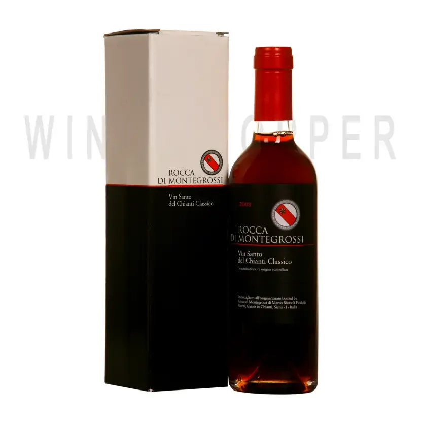 Вино Rocca di Montegrossi Vin Santo del Chianti Classico DOC  gift box 2008  0.375 л