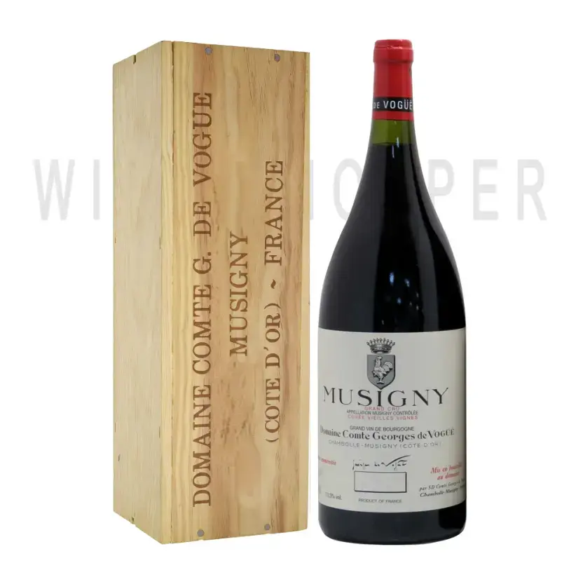 Вино Domaine Comte Georges de Vogue Musigny Grand Cru AOC Cuvee Vieilles Vignes 2015 wooden box 1.5 л
