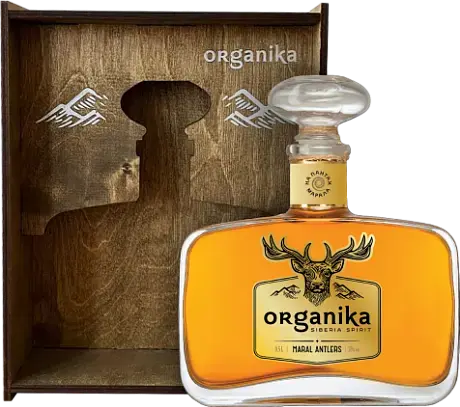 Водка Organika Bitter With Maral Antlers wooden box 0.5 л