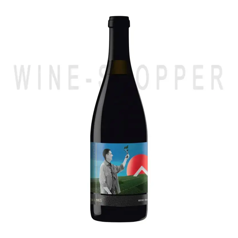 Вино The Lines Merlot-Cabernet 2020 0.75 л