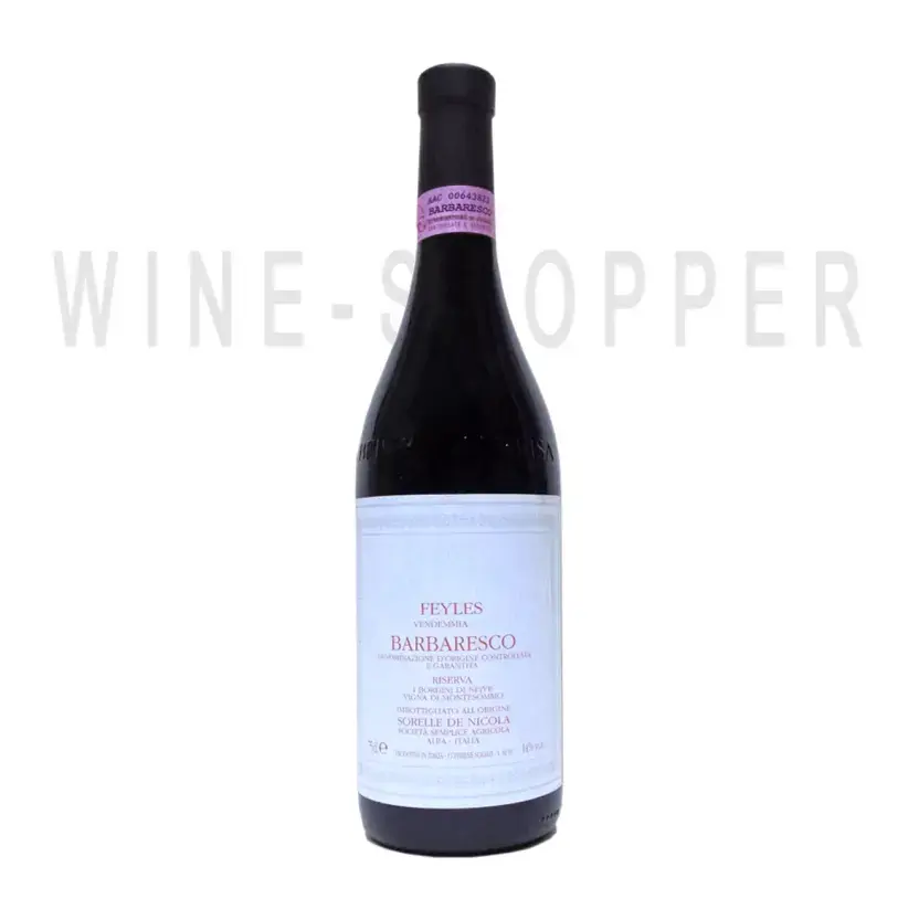 Вино Sorelle de Nicola Feyles Riserva Barbaresco DOCG 2008 0.75 л