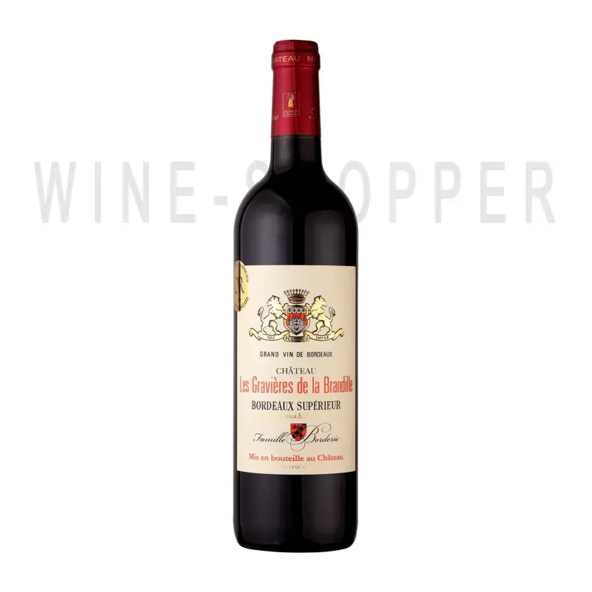 Вино Chateau les Gravieres de la Brandille Bordeaux Superieur AOC 2016 0.75 л