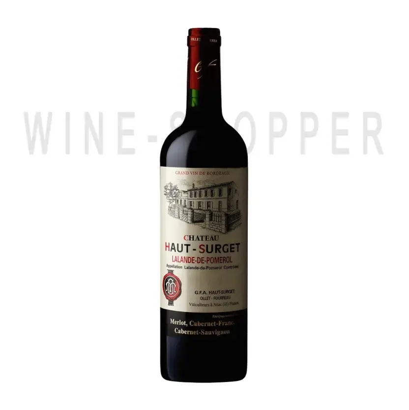 Вино Chateau Haut-Surget Lalande-de-Pomerol AOC 2018 0.75 л