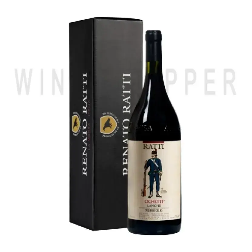 Вино Renato Ratti Nebbiolo Ochetti Langhe DOC gift box 2020 1.5 л