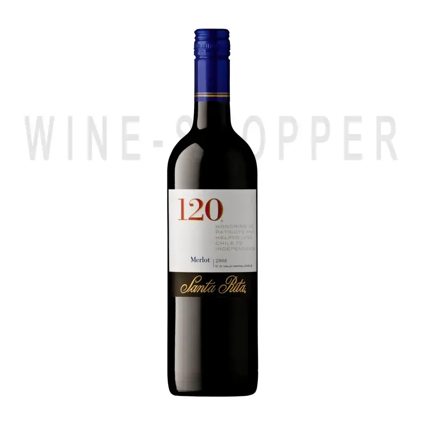 Вино Merlot Valle Central 120 Santa Rita 2008 0.75 л