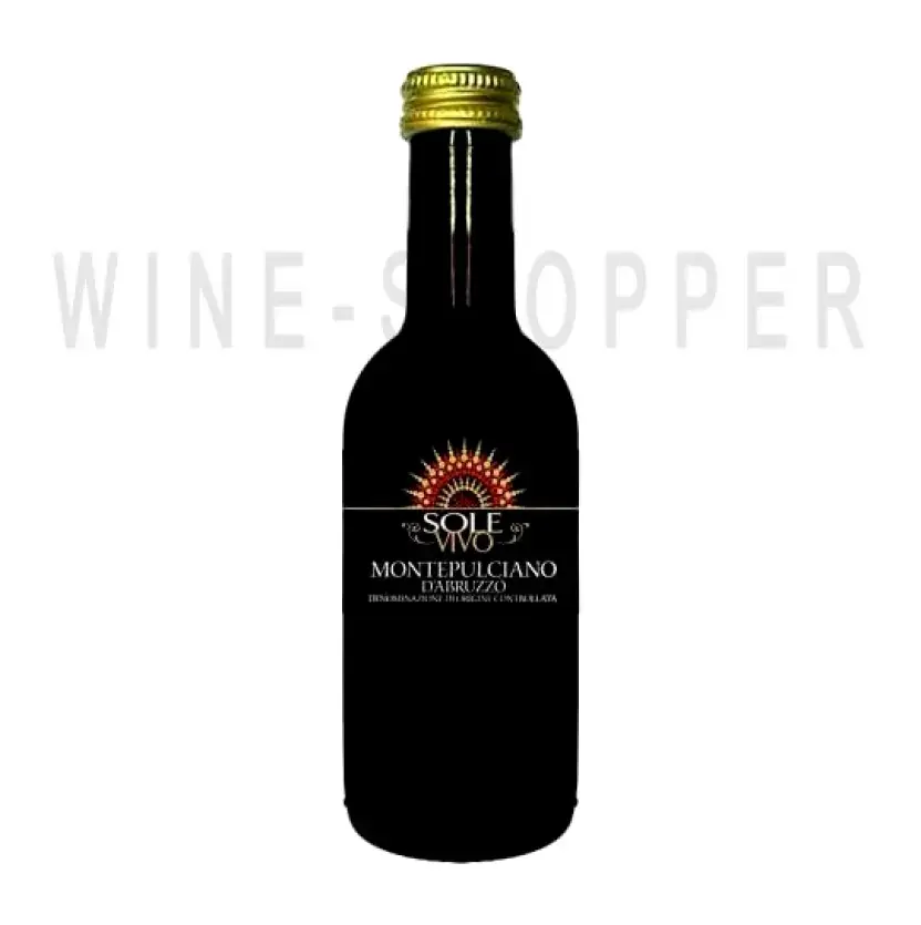 Вино Sole Vivo Montepulciano d'Abruzzo DOC 2020 0.25 л