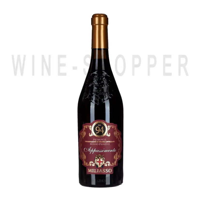 Вино Angelo Rocca e Figli Miliasso Appassimento Piemonte DOC Rosso Passito 2019 0.75 л