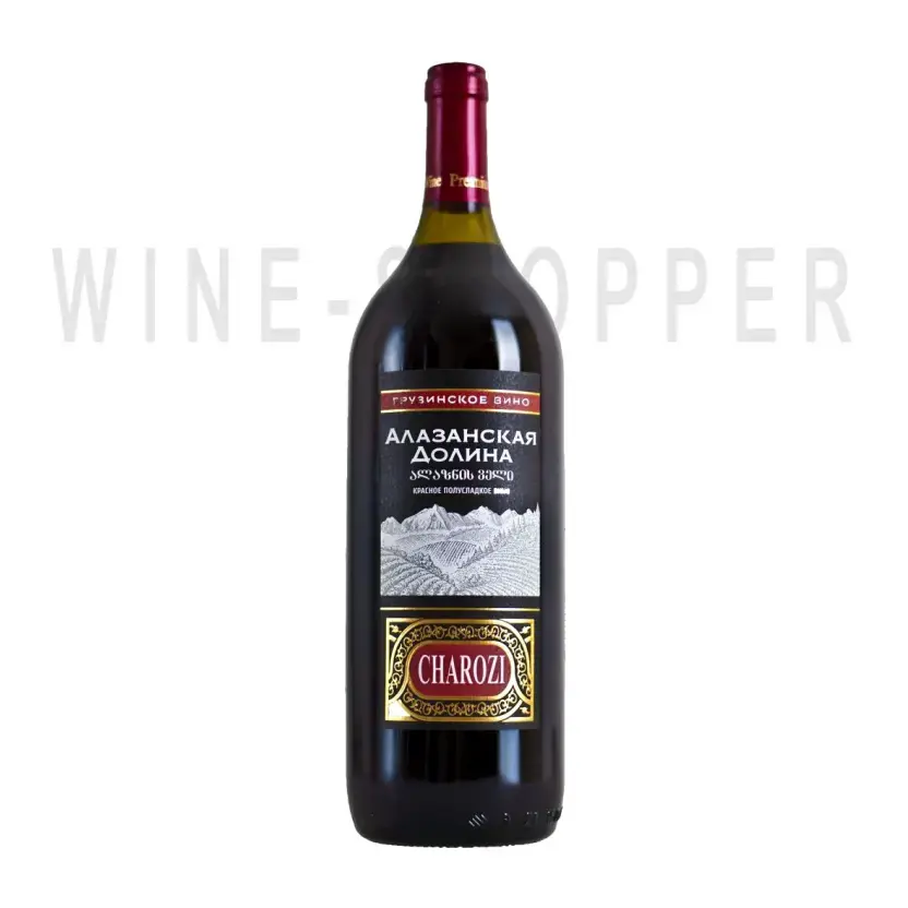 Вино Marniskari Charozi Alazani Valley Red Semi-Sweet 2020 1.5 л