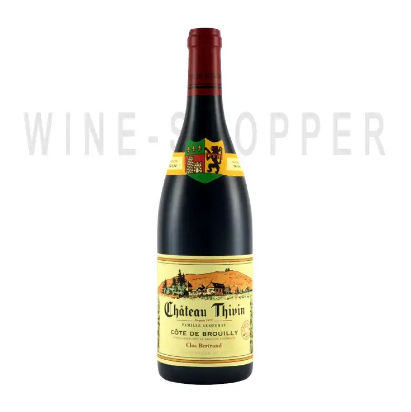 Вино Chateau Thivin Clos Bertrand Cote de Brouilly AOC 2020 0.75 л