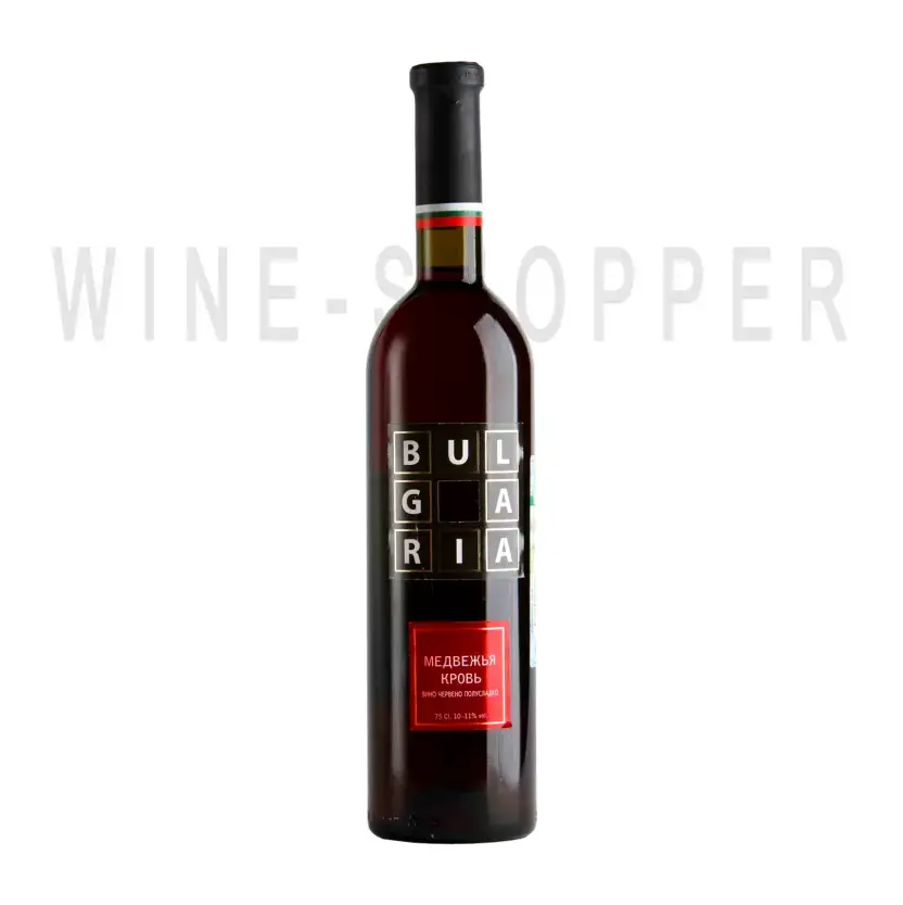 Вино Bulgaria Medvezhya Krov 2019 0.75 л