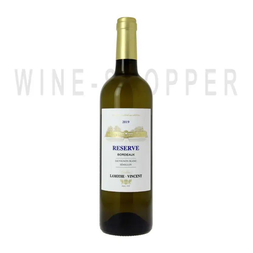 Вино Chateau Lamothe-Vincent Reserve Blanc Bordeaux AOC 2019 0.75 л