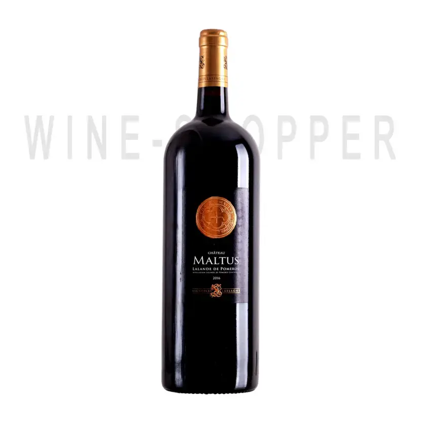 Вино Chateau Maltus Lalande de Pomerol AOC 2016 1.5 л