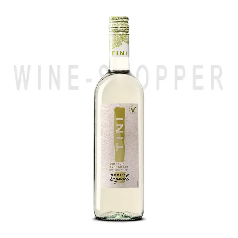 Вино TINI Organic Grecanico-Pinot Grigio terre Siciliane IGT 2021 0.75 л