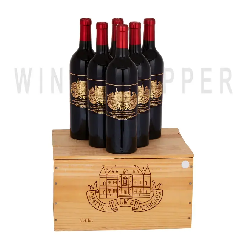 Вино Chateau Palmer wooden box 6 бут. 2014 0.75 л