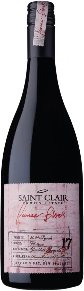Вино Saint Clair Pioneer Block 17 Strip Block Syrah 2020 0.75 л