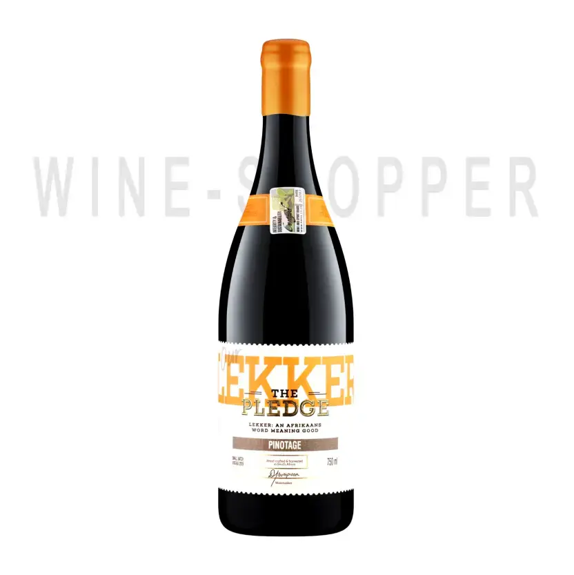 Вино The Pledge Our Lekker Pinotage 2019 0.75 л