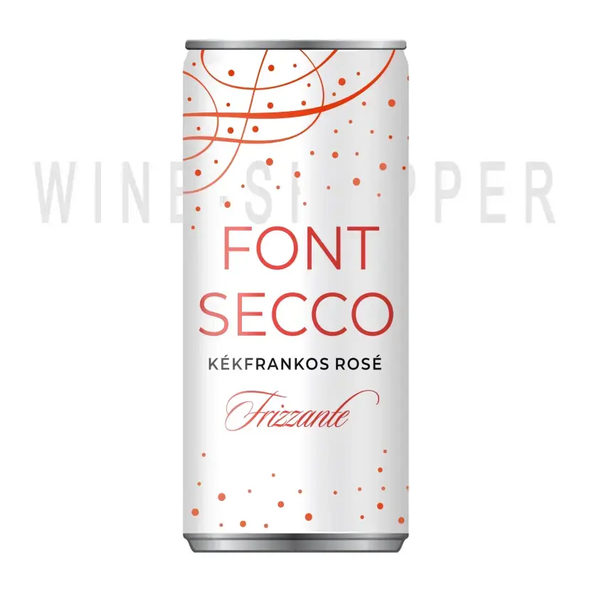 Игристое вино Font Secco Kekfrankos Rose Frizzante 2020 in can 0.25 л