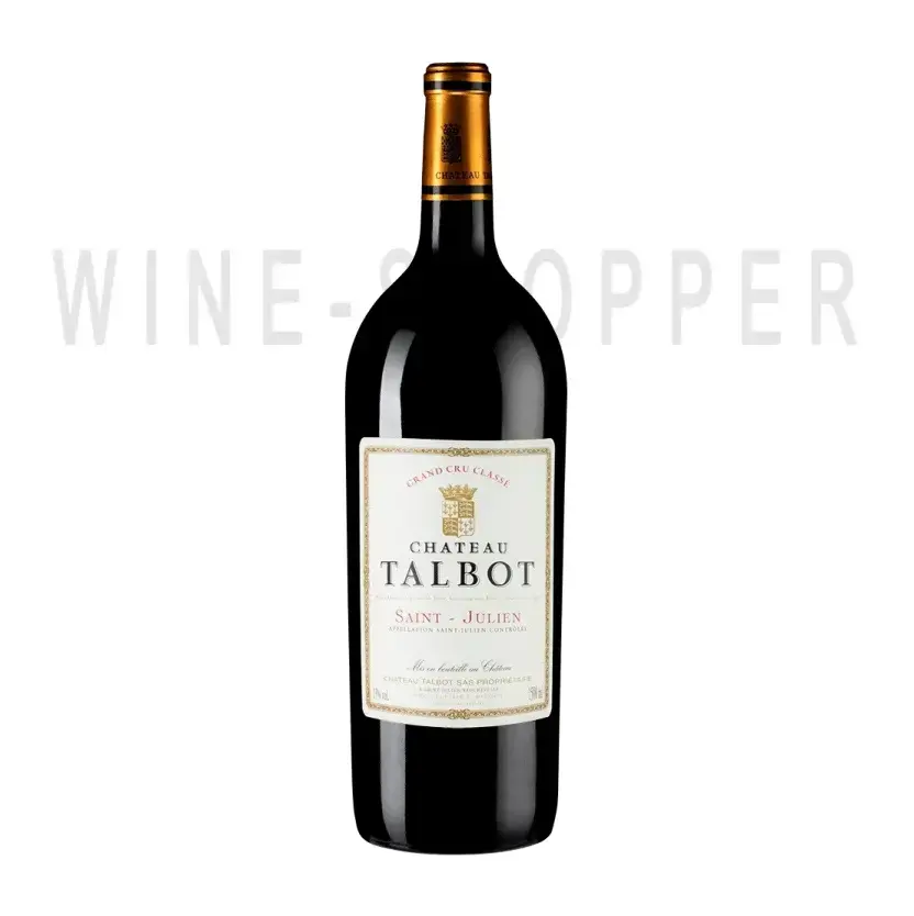 Вино Chateau Talbot St-Julien AOC 4-me Grand Cru Classe 2015 1.5 л