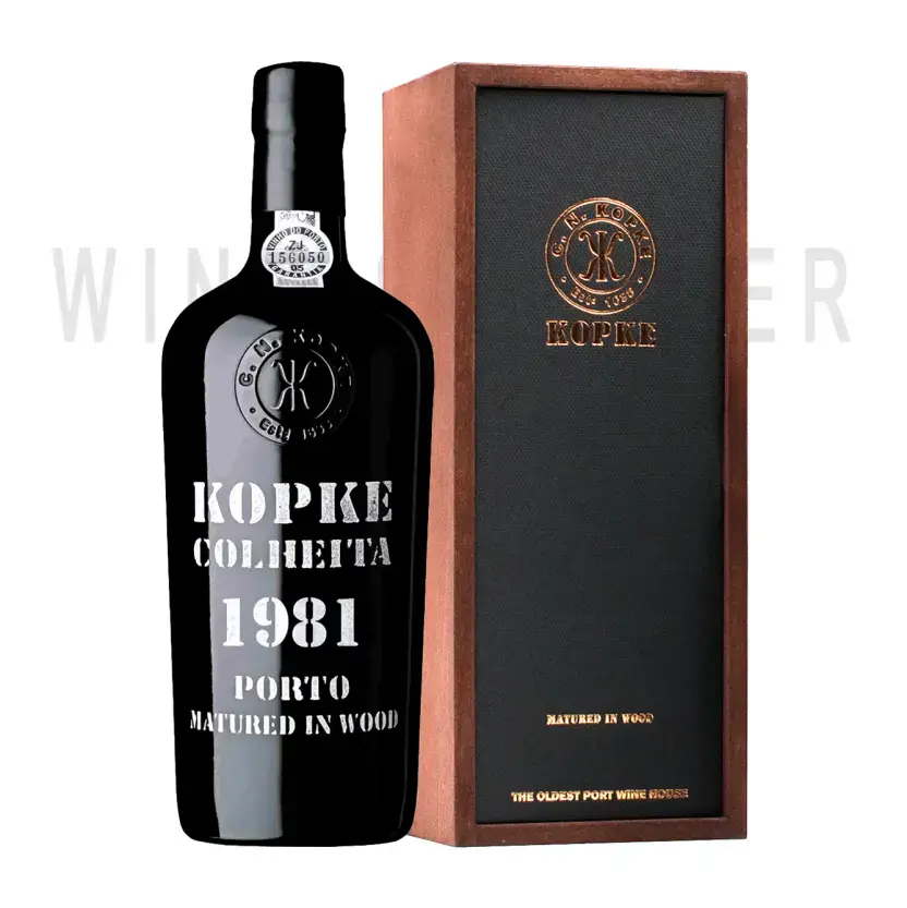 Портвейн Kopke Colheita LBV 1981 Porto wooden box 0.75 л