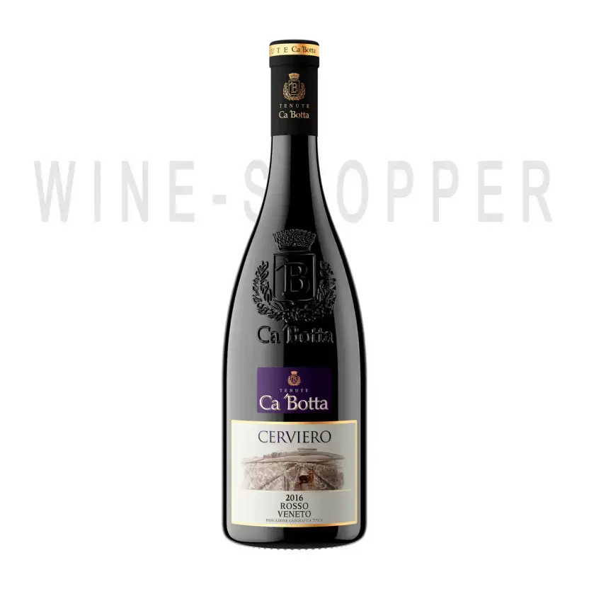 Вино Ca'Botta Cerviero Rosso Veneto IGT 2016 0.75 л