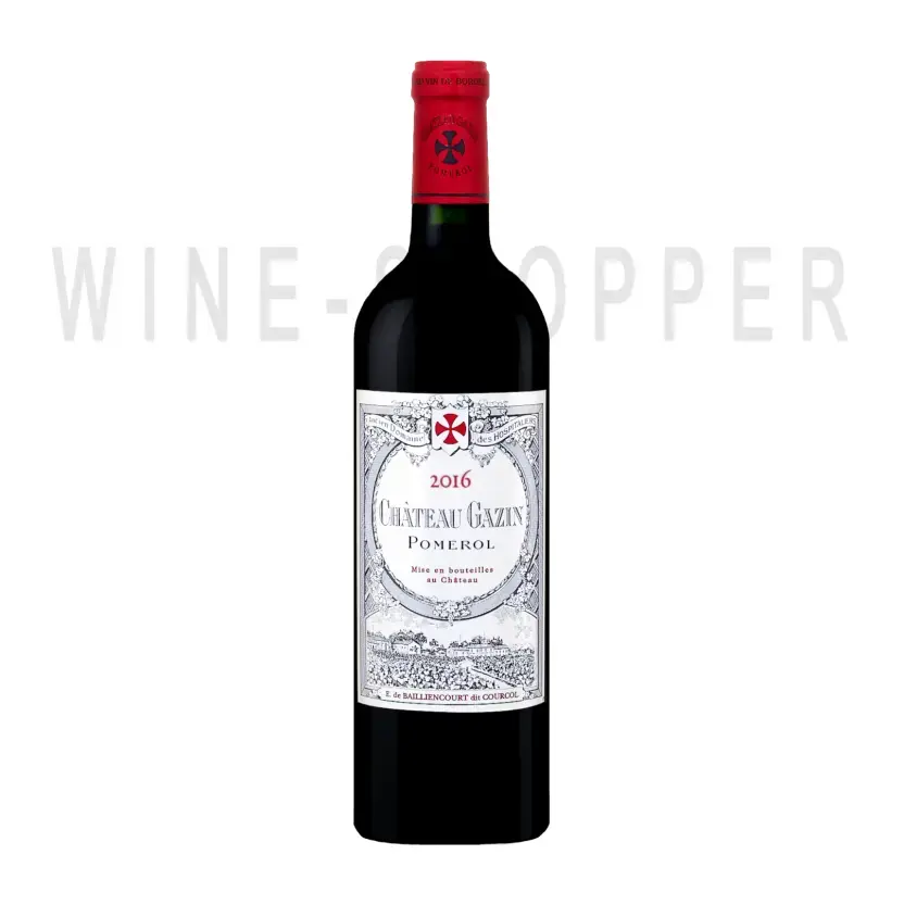 Вино Chateau Gazin Pomerol AOC 2016 0.75 л