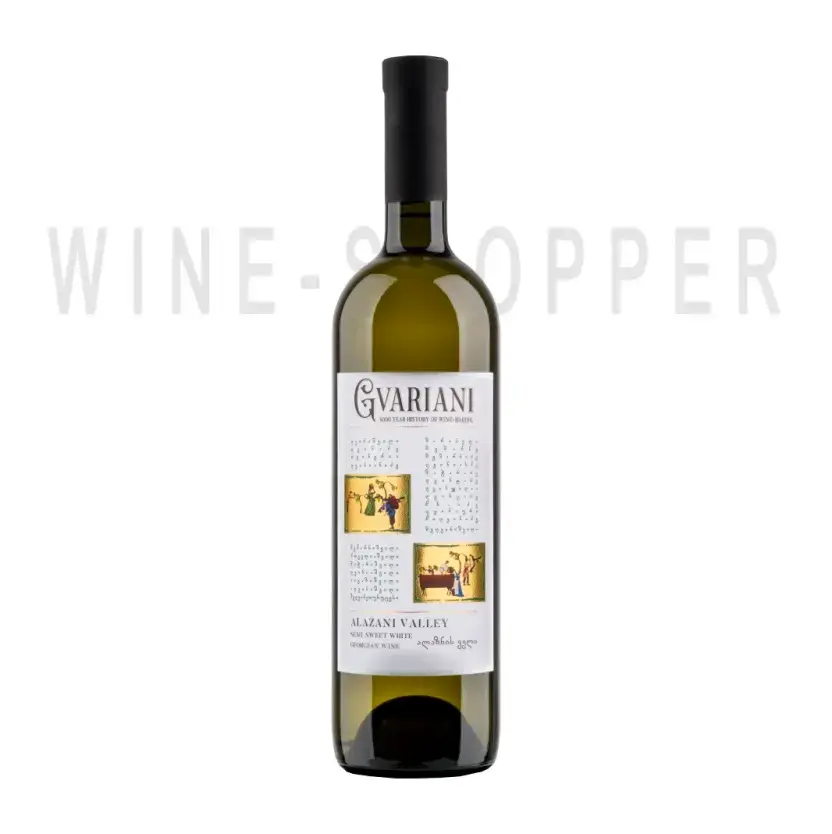 Вино Gvariani Alazani Valley White Semi-Sweet 0.75 л