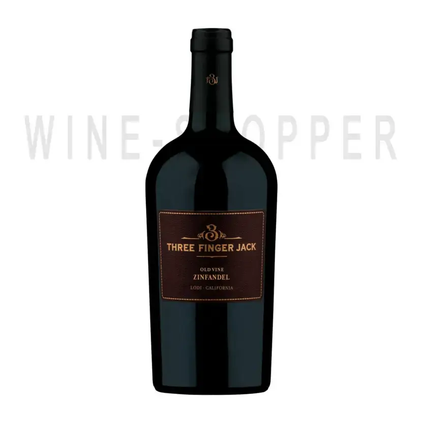 Вино Three Finger Jack Old Vine Zinfandel 2019 0.75 л