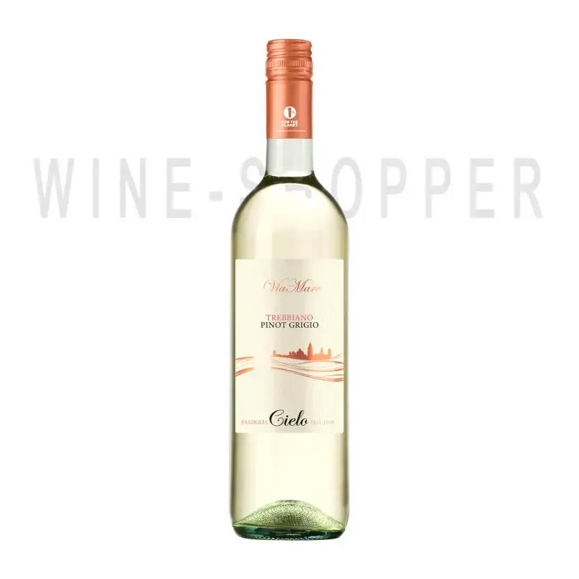 Вино Cielo e Terra Viamare Trebbiano Pinot Grigio 2021 0.75 л