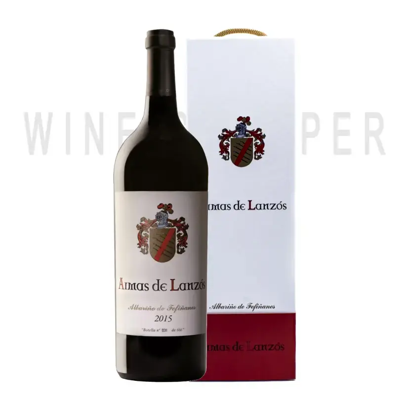 Вино Fefinanes Armas de Lanzos Rias Baixas DO gift box 2015 1.5 л