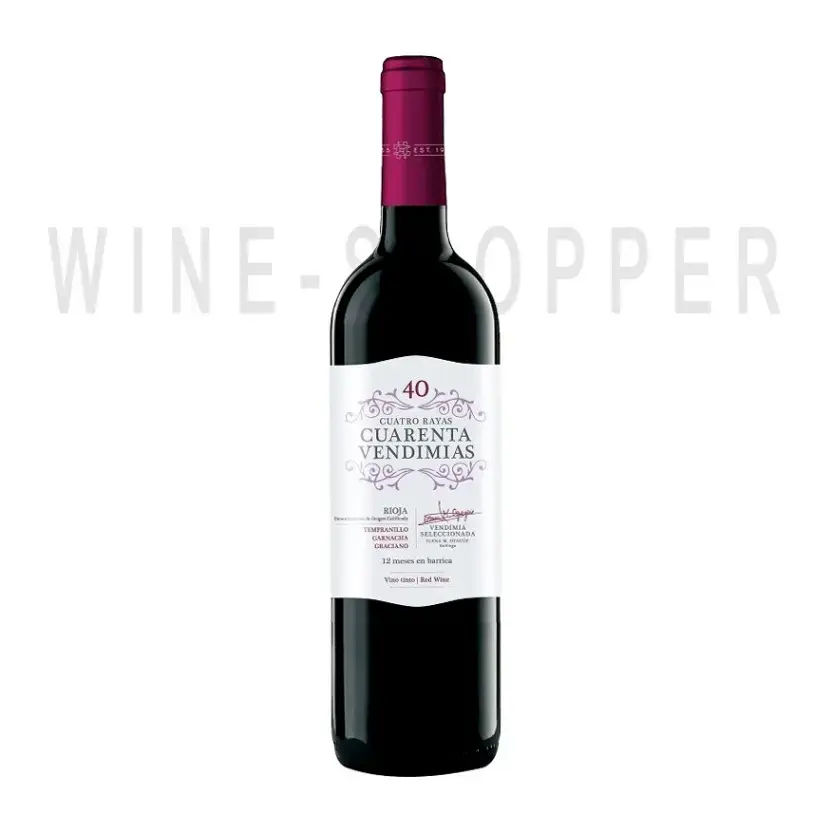 Вино Cuatro Rayas Cuarenta Vendimias Rioja DOCa 0.75 л
